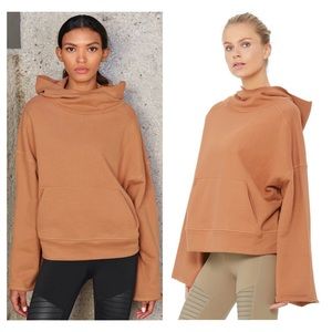 ▪️ALO YOGA NWT Low Key Hoodie Size Small Henna▪️